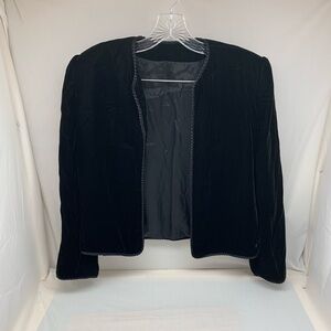 1980’s Lloyd Williams Elegant Black Women's Jacket